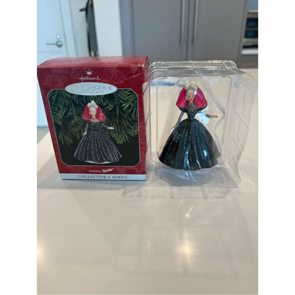 Hallmark Keepsake Ornament 1998 Holiday Barbie 6th In Series Christmas